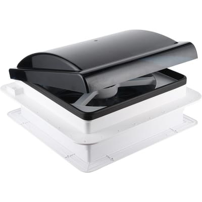 Afzuigventilator voor Luchtrooster 12V Handmatige Versnellingsregeling Elektrische Ventilatie voor Camper Caravan Camper Jacht