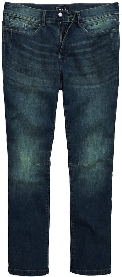 Men Plus - Heren - Jeans denim Straight Fit 5-pocket - Donkerblauw denim - Maat 52