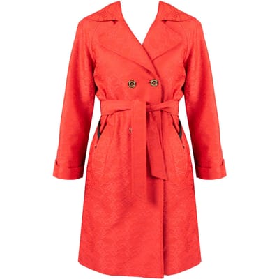 Pinko Trenchcoat Tandil Vrouw rood