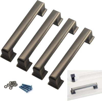 Stevige 96mm Trekkers voor Lades en Kasten van Zink Legering - Set van 4 Handgrepen voor Keuken en Meubels