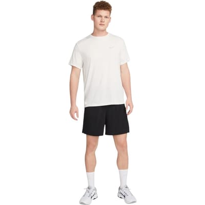 Nike Heren Unlimited Dri-FIT-short met relaxte pasvorm (Zwart)