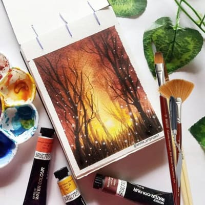 Aquarel Verf Set van 24 Kleuren - 12ML Tubes voor Kunstenaars