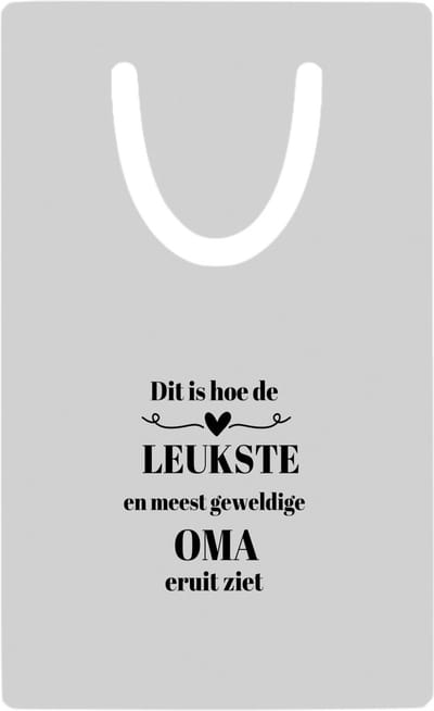 Hacebo® - dit is hoe de leukste en meest geweldige oma eruit ziet metalen boekenlegger - Oma - meest leukste oma - verjaardag - cadeautje voor oma - oma artikelen - kado - geschenk Bladwijzer boekenleggers - 7.6 cm x 5cm