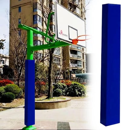 Basketbalpaal bescherming - Veiligheidspad paal - Sport veld - Dikke anti-botsing vulling - 183 cm hoogte - Diverse kleuren