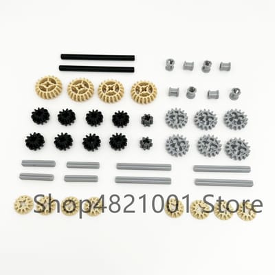 High-Tech Technische Onderdelen Pin Balk Hefarm As Connector Paneel Tandwiel Auto Motorfiets Bouwstenen Bakstenen Technologie Set Speelgoed