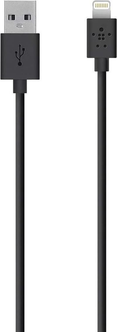 Belkin BOOST↑CHARGE - USB-A naar Lightning Kabel - 2 Meter - 12W - Zwart