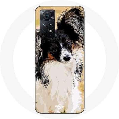 Hoesje - Redmi - Note 11 Pro 5G - Dwergspaniël continental vlinderhondje - Flexibel - Gemengd
