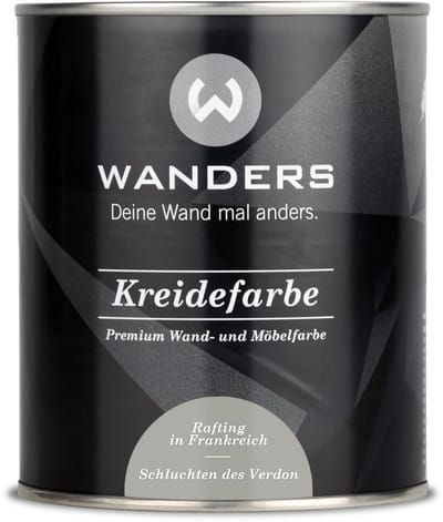 Wanders24 krijtverf meubelverf – Lichtgrijs mat – 750 ml