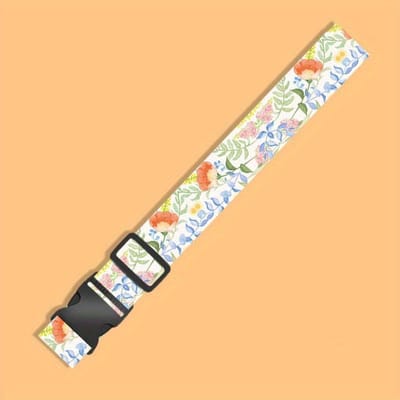 1 corde d'emballage pour valise de voyage avec une sangle fixe droite, une sangle de bagage à boucle et une sangle de fixation pour valise de voyage avec une sangle fixe rose white
