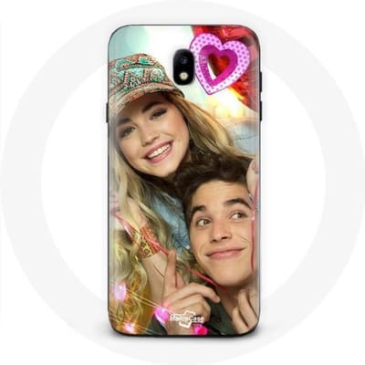 Samsung Galaxy J3 2017 hoesje Achtervolg je dromen Mía Cáceres en Álvaro Paz Go! Leef op jouw manier