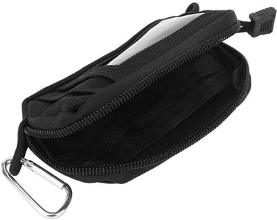 Dailygoods- Tailleportemonnee Waterdicht - Mini Formaat - Nylon Portemonnee - Molle Bevestiging - Kaartsleuven - Draagbaar en Praktisch - Geldtas