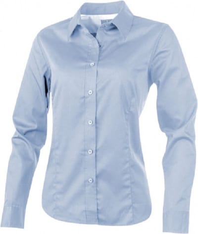 Damesoverhemd licht blauw maat M (werkoverhemd horeca etc.) Elevate Willshire