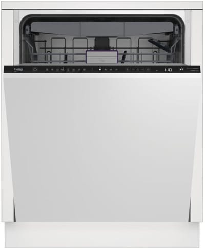 Beko BDIN36450 - Inbouwvaatwasser - 14 couverts - B label - 44 dB - Bestekmand - Volledig geïntegreerd - RVS - Stil - 10,9 liter water per cyclus