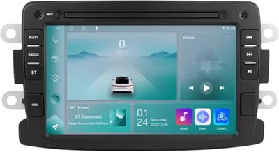 Autoradio met bluetooth - Carplay - Voor Renault / Dacia Duster / Sandero / Captur / Xray / Logan 2 / Symbool / Dokker - Geschikt voor Apple en Android - Stereo - Navigatie - Navigatiesysteem auto