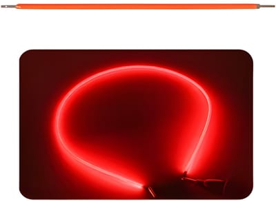 Flexibele LED Filament Rood 30CM 3V 300mA COB - Buigbare Lichtdraad voor Hobby, Modelbouw verlichting en DIY