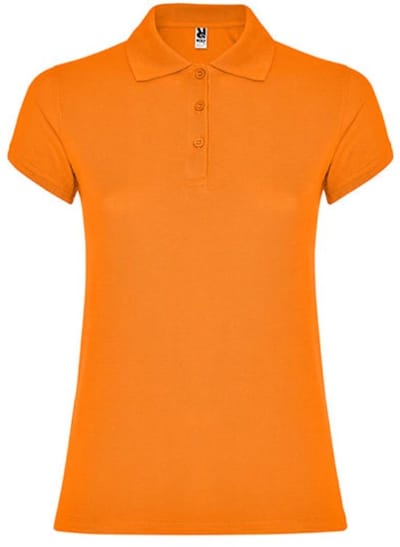 Roly - Star Dames Polo - Orange 31 maat XXL