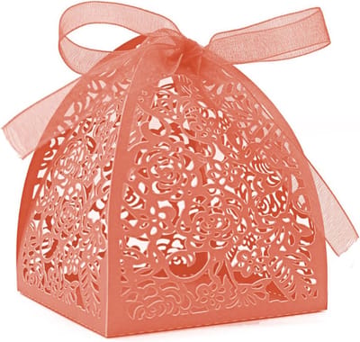 Dailygoods- Snoepdozen 50 Stuks - Bruiloft/Geschenken - DIY Gunstdozen - Roze - Hoogwaardige Kwaliteit - Perfect voor Alpenliebe/Ferrero Rocher - Traktatiedozen