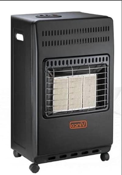 Gasheater - Terraskachel - Buiten Verwarmen - 3 Warmtestanden - 43 cm breed - Zwart