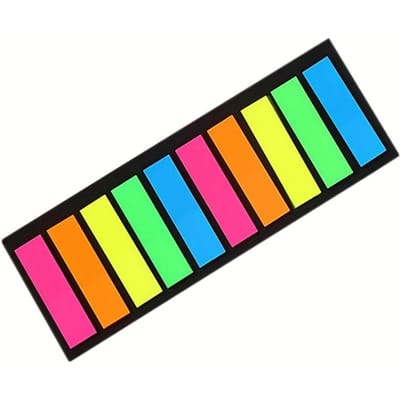 [Notes Autocollantes Memo] 200 pièces/1 Paquet Notes Autocollantes Memo Multicolores de Haute Qualité, Autocollants Marqueurs de Page, Fournitures de Bureau pour Étudiants 1 Pack