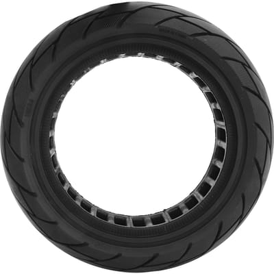 Pneu de Trottinette Électrique 10 X 2,5 pouces Caoutchouc Tout Terrain Anti-Explosion Pneu Solide pour Ninebot G30 black