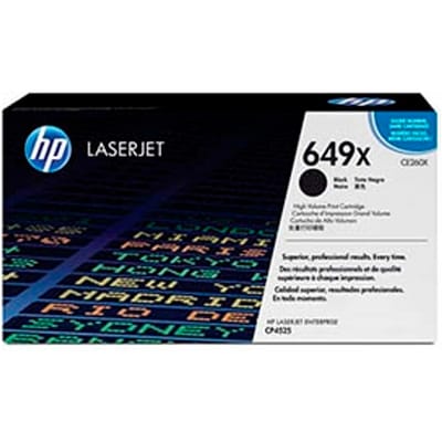 HP CE260X nr. 649X toner cartridge zwart hoge capaciteit (origineel)