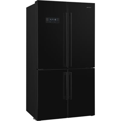 SMEG FQ60NDE - Amerikaanse Koelkast - 572 Liter - Zwart - No Frost - French Door - Vrijstaand