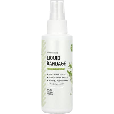 Kauwen + Genezen, vloeibare pleister, voor honden, 4 fl oz (118 ml)