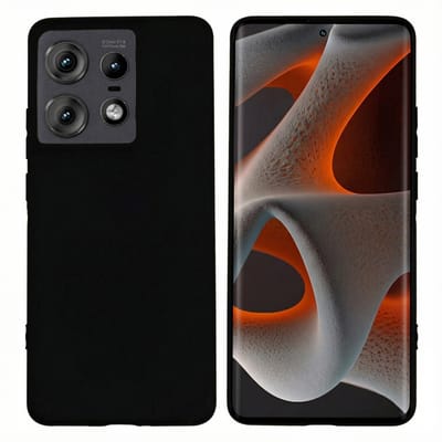 imoshion Hoesje - Geschikt voor Motorola Edge 50 Pro - Color Backcover - Zwart