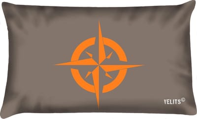 Sierkussen - Buitenkussen La Dolce Vita Oranje Grijsbruin Waterafstotend Bootkussen Kompas