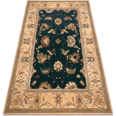 Kleden Rugsx tapijt POLONIA Loare Frame smaragd 200x300 cm