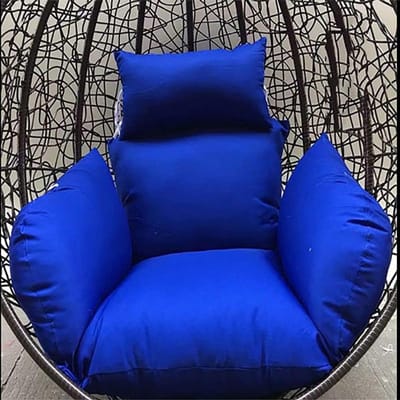 Hangmat Stoelkussen - Schommelkussen Tuinkussen - Buiten Ontspannen - Ergonomisch Ontwerp - 125x60 cm - Marineblauw