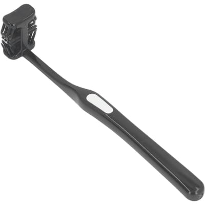 Brosse à dents 6 faces Soin des gencives Douce Délicate Bon Angle Nettoyage Buccal Nettoyage des Dents en Forme de U Brosse à dents pour Autisme pour Adultes Noir noir
