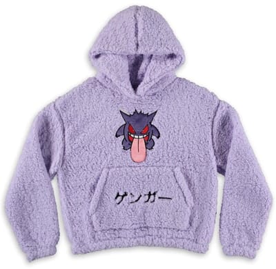 Pokémon - Gengar Teddy Hoodie/trui - XS - Paars