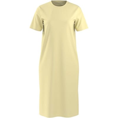 ESMARA Dames midi jurk (Geel, XS (32/34))