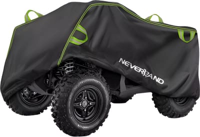 E-shop4u® - Quad ATV Afdekking - Universele Quad Motorhoes - Waterdicht, Sneeuwbestendig, UV-bescherming, Reflecterende Stroken, Geschikt voor Honda, Yamaha en meer - Maat L