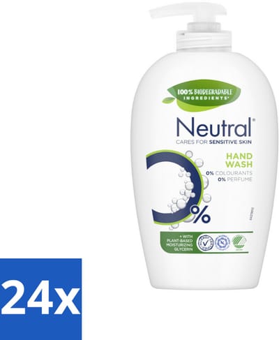 Neutral Vloeibare Handzeep 250 ml - Voordeelverpakking - 24 stuks