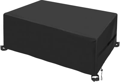 Famanu - Afdekking voor tuinmeubels, met trekkoord, waterdicht, ademend, robuuste 420d oxfordstof, waterdichte beschermhoes voor tuinmeubels 170 x 94 x 71 cm