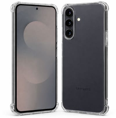 TechNow Hoesje geschikt voor Samsung Galaxy S26 Hoesje Screenprotector - Extreme Shock Case – Case Transparant