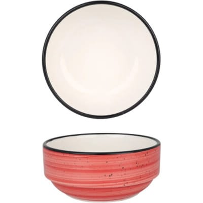 Bonna Serveerschaal - Aura Passion - Porselein - 12 cm (350cc) - set van 2