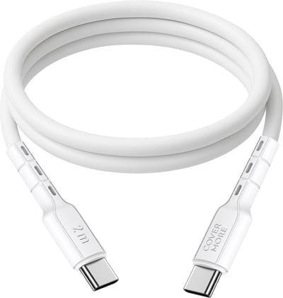 60w oplaadkabel - Usb C naar usb C - Snellader - Oplader - Kabel geschikt voor iPhone en iPad 17 16 15 14 pro max air plus - 2 meter - Lang - Flexibel - Wit