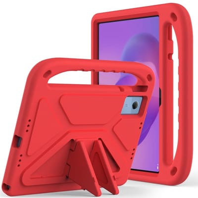 Coverup Tablethoes geschikt voor Lenovo Idea Tab 11 Hoesje - ShockProof Kids Case - Rood