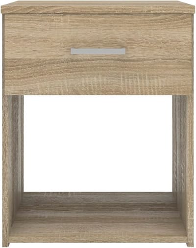 Spell nachtkastje 1 lade en 1 plank eiken decor.