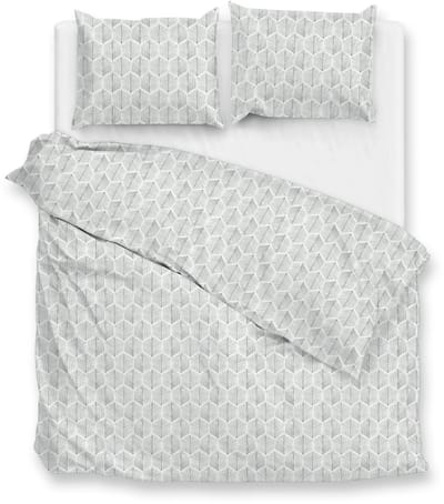 Zohome Dekbedovertrek Vittoria - Grey - Abstract - Dekbedovertrek 240x200/220 cm - 100% Microvezel - Lits-Jumeaux Dekbedovertrek