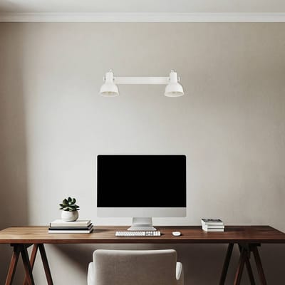 Argon Plafondlamp Trogir, beige, 2-lamps, lengte 27 cm