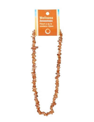 Zonnesteen splitketting + kaart