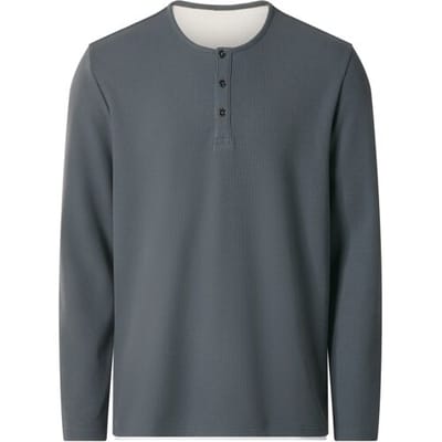 ESMARA MEN Heren longsleeve (Blauw, M)