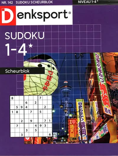 Denksport Sudoku Scheurblok - 142 2026