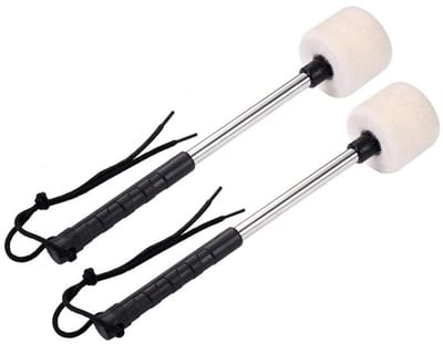 EXCITAT 2-Pack - Drumstokken - Viltstift Drumstokken - Metalen Drumstokken - Stevig - Duurzaam - Ergonomisch Ontwerp