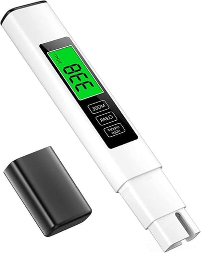 Digitale Water Test Kit - 3-in-1 Tester - Waterkwaliteit Controleren - Geïntegreerde Metingen - 17 x 5 x 3 cm