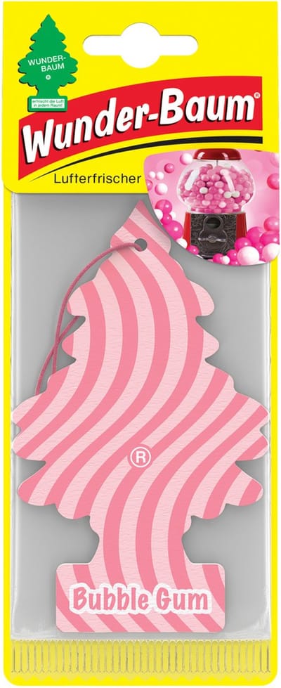 Wunder-Baum - Serie Bubble Gum - Luchtverfrisser - Papier - Neutraliseert Ongewenste Geuren